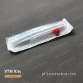 Meio de transporte viral com kit de swab oral FDA